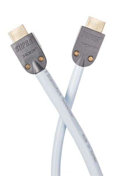 Supra Cables HDMI - HDMI High Speed mit Ethernet 8K/HDR 7680×4320@60Hz bis 3 m ab 4 m 2160p/4K Ultra